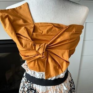 NWOT LUSH AMBER COLORED TUBE TOP SIZE MEDIUM